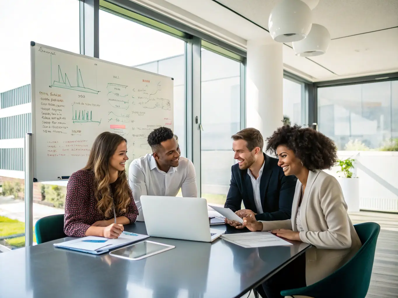 A team of experts discussing healthcare policy, with a focus on improving access, affordability, and quality of healthcare services in various regions.