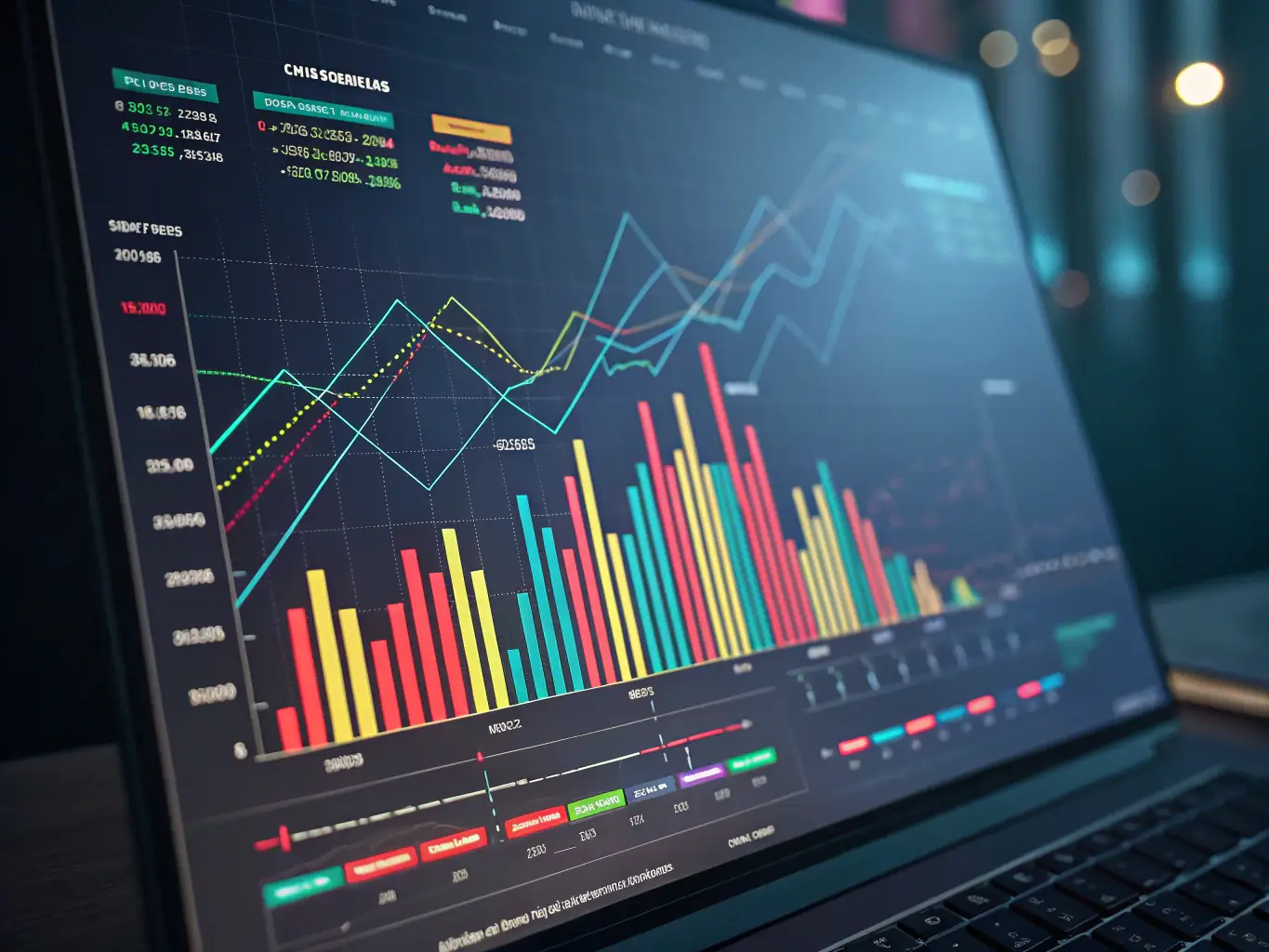 A visual representation of data analysis, highlighting trends and insights related to sustainable development goals.